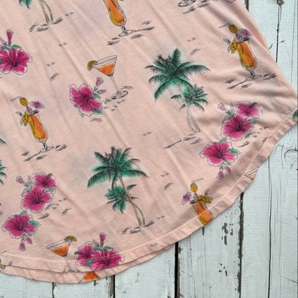 PJ Salvage Pink Dream Tropical Tank Top NWT - Picture 2 of 8